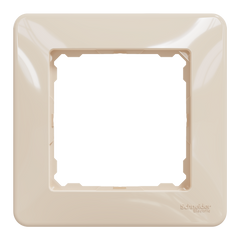 Настенная рамка 1-постовая "Бежевое чудо", Sedna Design Schneider Electric SDD312801., Бежевый, Sedna