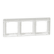 Рамка настінна 3-постова "Білий оазис", Sedna Design Schneider Electric SDD311803., Білий, Sedna