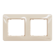 Настінна рамка 2-постова "Бежевий дотик", Sedna Design Schneider Electric SDD312802., Бежевий, Sedna