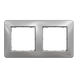Настінна рамка 2-постова "Алюмінієва симетрія", Sedna Design Schneider Electric SDD313802., Алюміній, Sedna